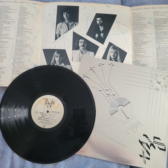Styx Vinyl Bundle, - Pieces Of Eight (1978) A&M SP-4724 + Cornerstone (1979) - Picture 5 of 7